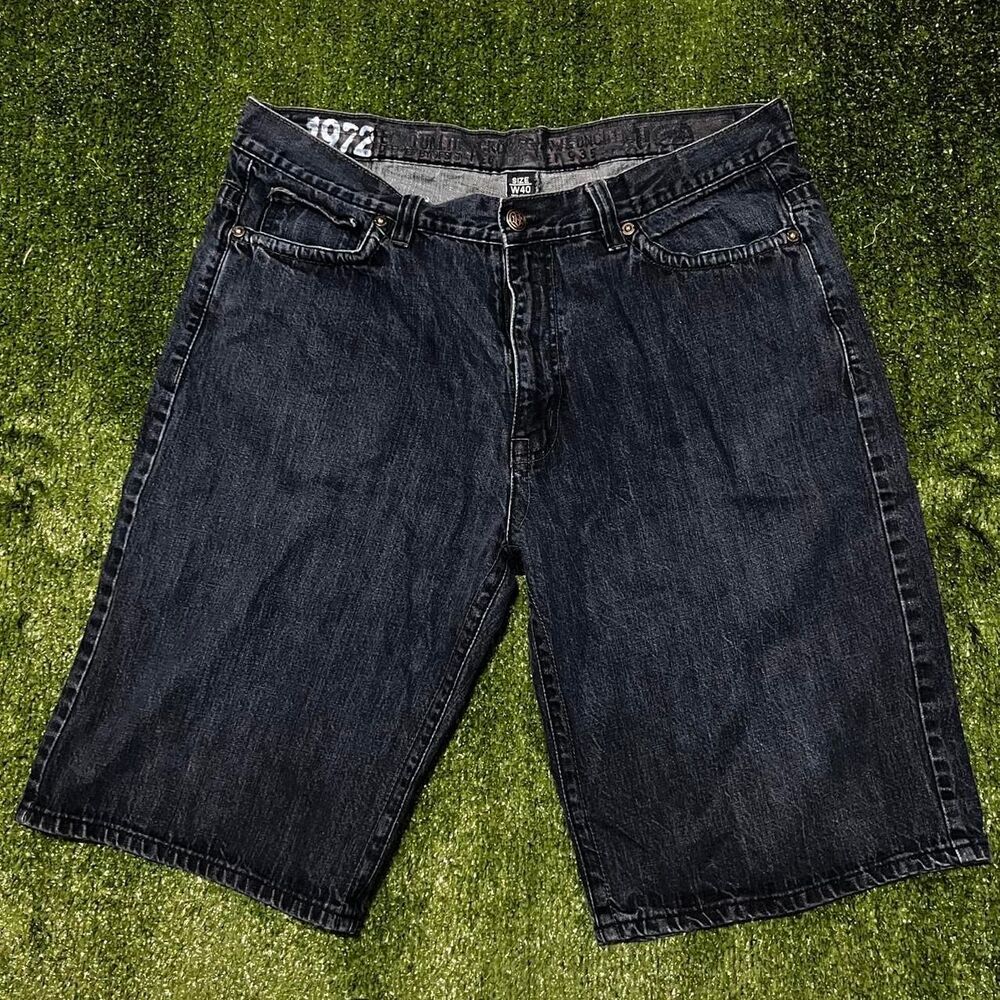 Ecko-unltd Men's Black and Navy Shorts